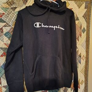 Champion Men's Black Pullover Hoodie